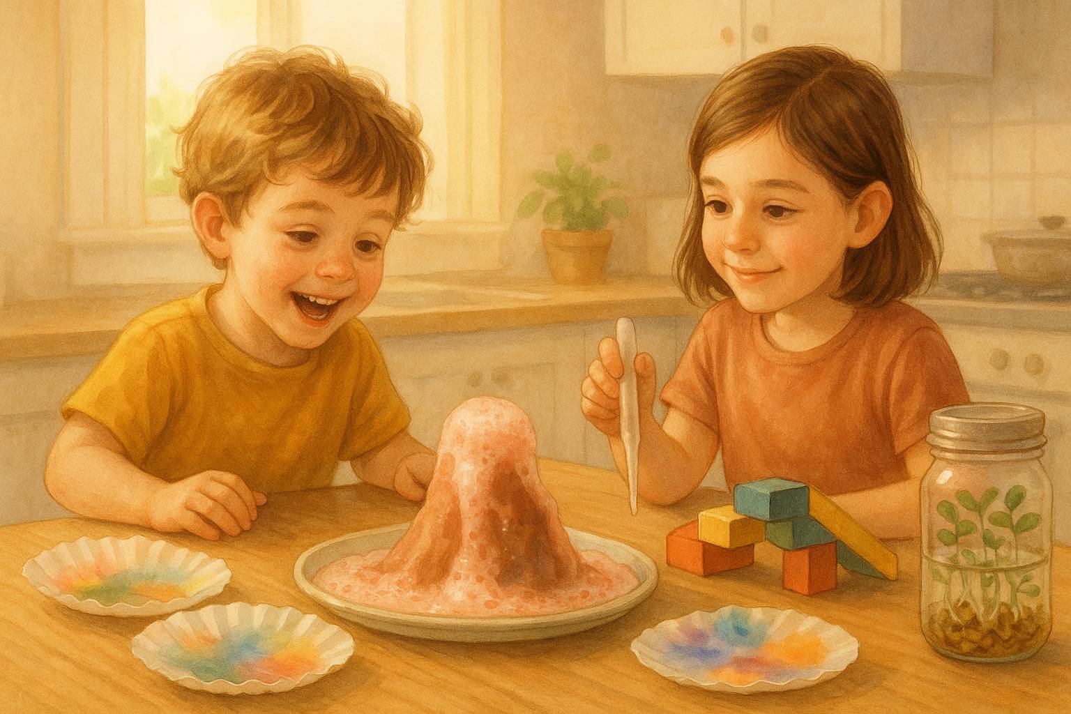 Actividades STEAM fáciles para niños pequeños
