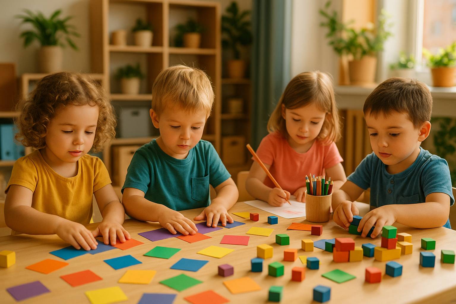 Aprender los colores con juegos divertidos: ideas visuales y manuales
