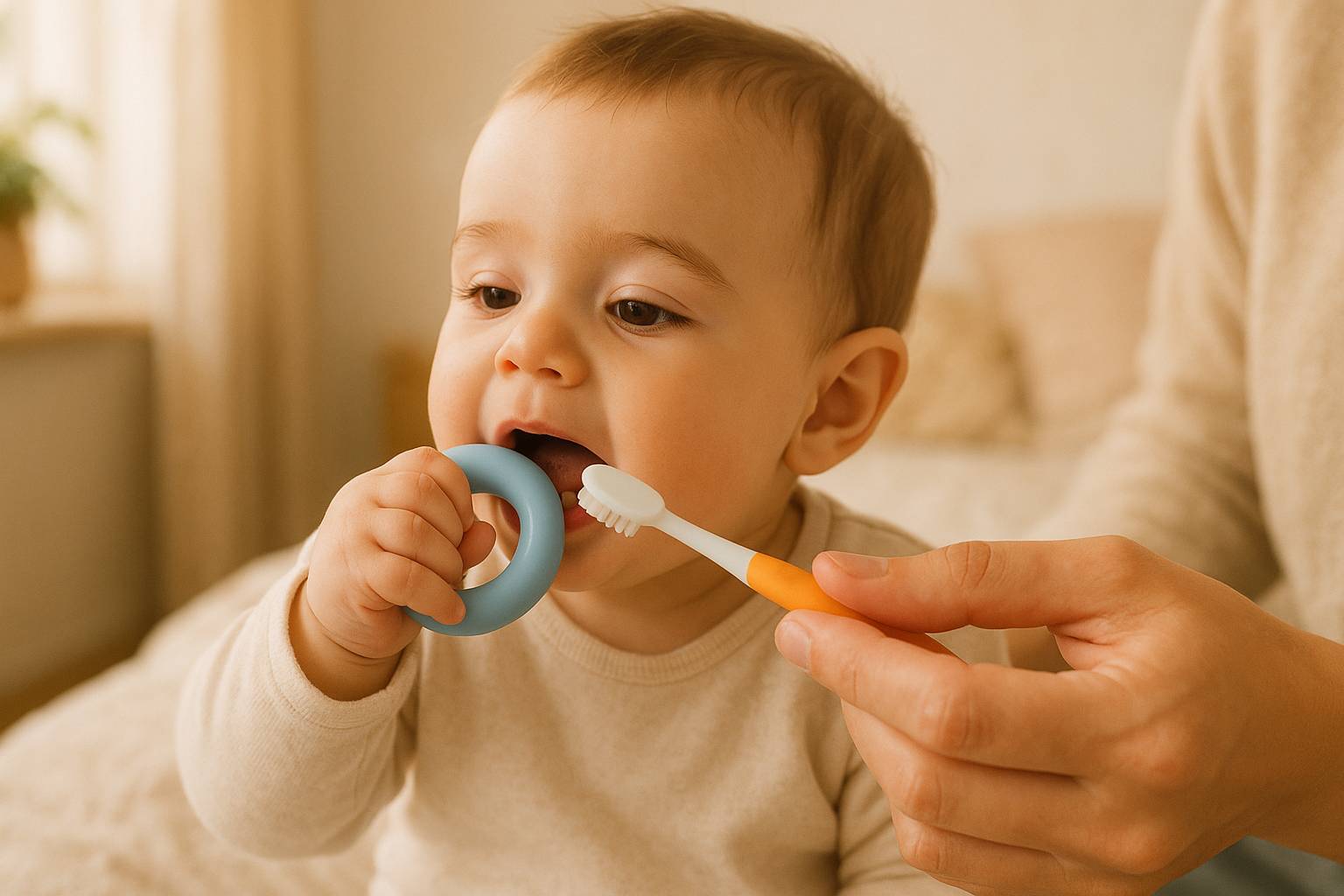 Los primeros dientes del bebé: cuidados y molestias comunes
