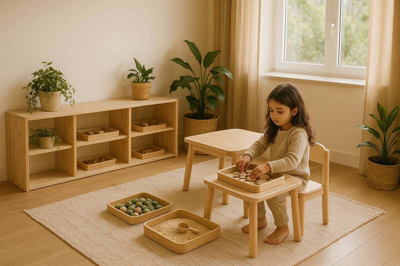 Método Montessori en casa: actividades fáciles para niños de 3 a 5 años