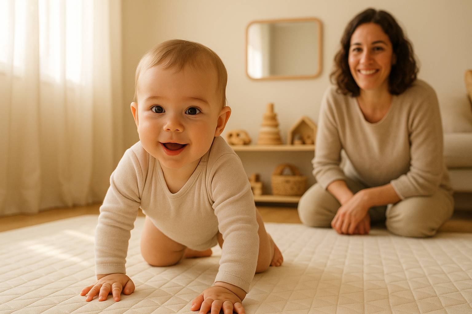 Qué hacer si el bebé tarda en gatear: motivos y ejercicios para estimularlo