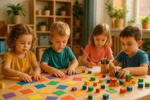 Aprender los colores con juegos divertidos: ideas visuales y manuales