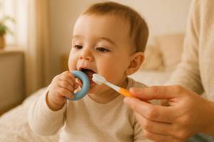 Los primeros dientes del bebé: cuidados y molestias comunes